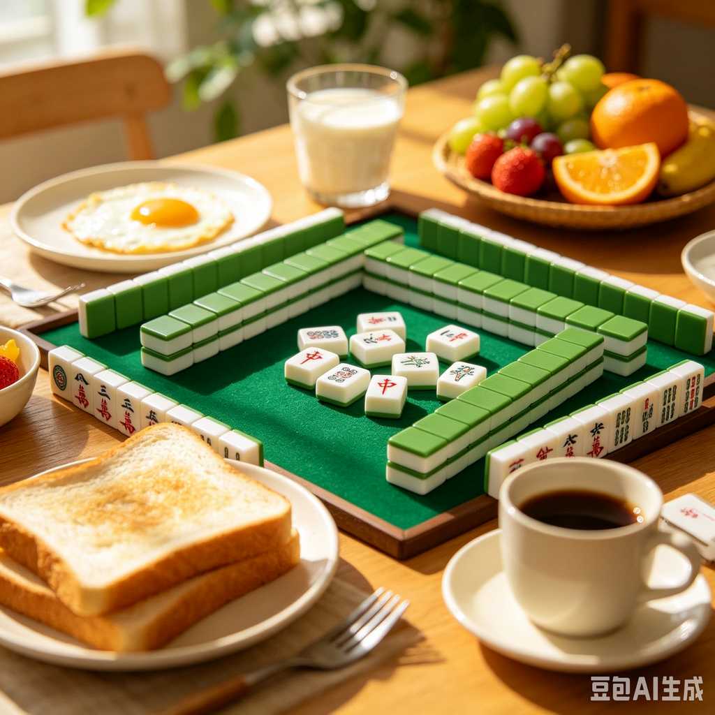 modern color mahjong tiles